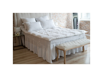 Ковдра пухова 90% сірий пух зимова SoundSleep Zero gravity 155х210 см 1000г