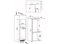 Холодильник встраиваемый Whirlpool - ART 6711 A SF