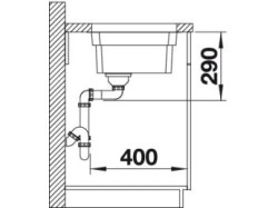 Мойка кухонная Blanco - 521841 ETAGON 500-U