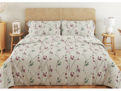 Комплект постільної білизни ТЕП "Soft dreams" Branch on White, 70x70 сімейний