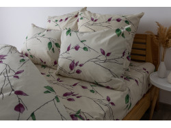 Комплект постільної білизни ТЕП "Soft dreams" Branch on White, 70x70 сімейний