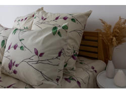 Комплект постільної білизни ТЕП "Soft dreams" Branch on White, 70x70 сімейний