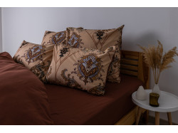 Комплект постільної білизни ТЕП "Soft dreams" Chocolate Fusion, 70x70 сімейний