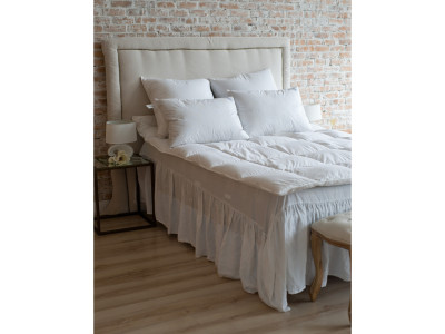 Ковдра зимова утеплена SoundSleep Soaring пухова касетна 200х220 см 1200 г