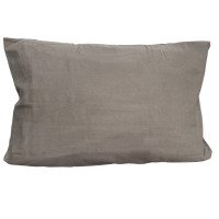Наволочка фланелева Delicacy SoundSleep сіра 50х70 см
