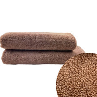 Рушник махровий з петелькою SoundSleep Delicat бежевий 500г/м2 70х140 см