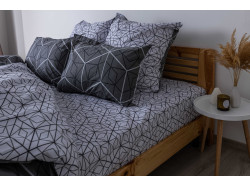Комплект постільної білизни "ТЕП" Pearl Dream - GREY, 70x70 полуторний