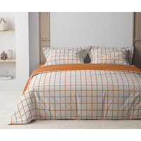 Комплект постільної білизни ТЕП "Happy Sleep" TERRACOTTA Check, 50x70 двоспальний