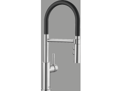 Смеситель кухонный Blanco - CATRIS-S Flexo PVD steel 525792