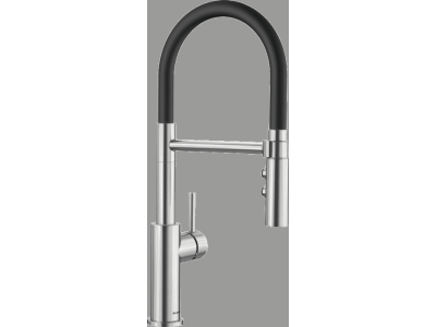 Смеситель кухонный Blanco - CATRIS-S Flexo PVD steel 525792