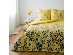 Комплект постільної білизни "Everyday collection" євро Black and Yellow