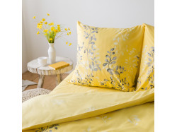 Комплект постільної білизни "Everyday collection" євро Black and Yellow