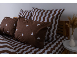 Комплект постільної білизни ТЕП "Soft dreams" Cappuccino Night, 70x70 двоспальний