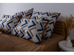 Комплект постільної білизни ТЕП "Soft dreams" Geometry Pasion, 70x70 євро
