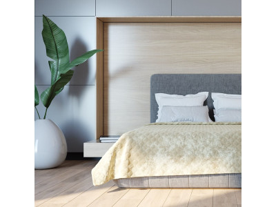 Покривало ТЕП "VELOUR" 180*240 см молочне