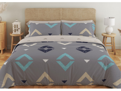 Комплект постільної білизни ТЕП "Soft dreams" Rhombus, 70x70 двоспальний