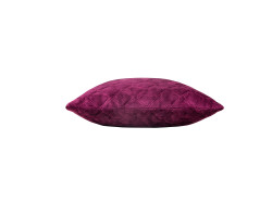 Подушка декоративна "VELOUR" 40*40 см бордовий