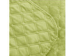 Покривало ТЕП "VELOUR" 180*240 см салатове/ромб круглий