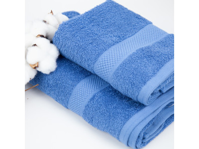 Рушник "Honey" 70*140 см (470 г/м2) Blue