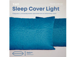 Подушка "SLEEPCOVER LIGHT" 50*70 см (650г) (microfiber) Синій