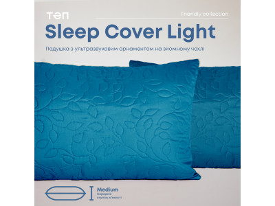 Подушка "SLEEPCOVER LIGHT" 50*70 см (650г) (microfiber) Синій
