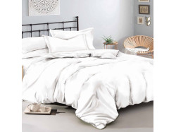 Простирадло на гумці Frosty SoundSleep бязь біла 140х200 см