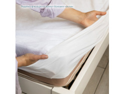Простирадло-чохол водонепроникне "WATERPROOF Бамбук" 160*200 см