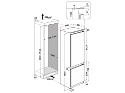 Холодильник встраиваемый Whirlpool - WHSP70T121