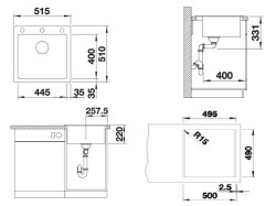 Мойка кухонная Blanco - 521669 PLEON 5
