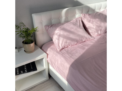 Комплект постільної білизни Fiber Roze Stripe Emily мікрофібра рожевий полуторний