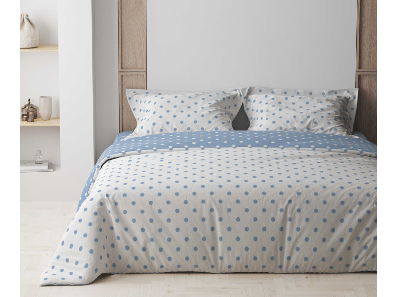 Комплект постільної білизни ТЕП "Happy Sleep" Light Blue Dots, 50x70 полуторний
