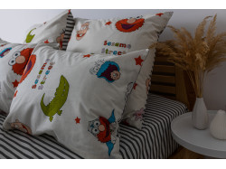 Комплект постільної білизни ТЕП "Soft dreams" Sesame Faces, 70x70 полуторний