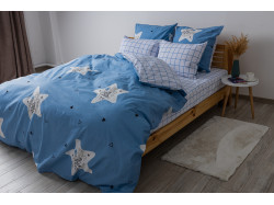 Комплект постільної білизни ТЕП "Soft dreams" Twinkle Stars, 70x70 двоспальний