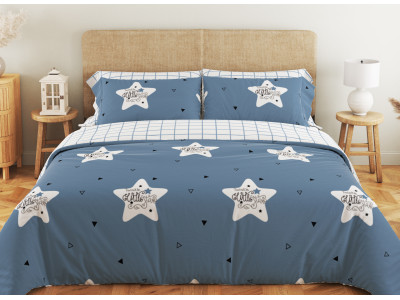 Комплект постільної білизни ТЕП "Soft dreams" Twinkle Stars, 70x70 двоспальний