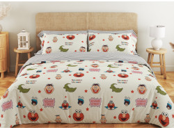 Комплект постільної білизни ТЕП "Soft dreams" Sesame Faces, 70x70 полуторний