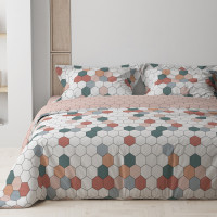 Комплект постільної білизни ТЕП "Happy Sleep" Барвисті соти, 50x70 полуторний