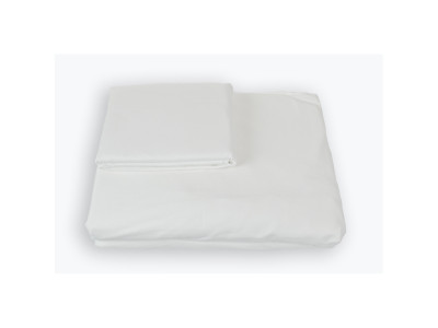 Простирадло на гумці SoundSleep Shine сатин white біле 200х200 см