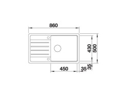 Мойка кухонная Blanco - 523326 LEGRA XL 6 S