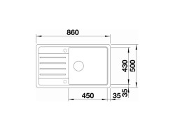 Мойка кухонная Blanco - LEGRA XL 6 S черный (526087)