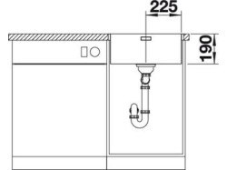 Мойка кухонная Blanco - 522961 ANDANO 450-IF