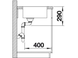 Мойка кухонная Blanco - 522961 ANDANO 450-IF