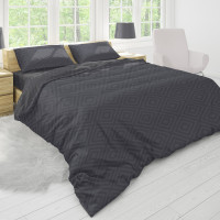 Комплект постільної білизни Manner Graphite SoundSleep бязь євро