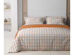 Комплект постільної білизни "ТЕП" TERRACOTTA Check, 70x70 євро