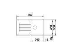 Мойка кухонная Blanco - 520519 ZIA 5 S