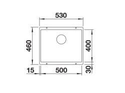Мойка кухонная Blanco - ROTAN 500-U (526098)