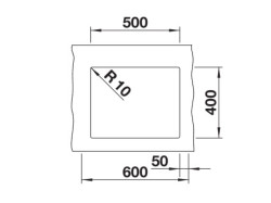 Мойка кухонная Blanco - ROTAN 500-U (526098)