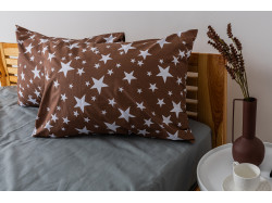 Комплект наволочок ТЕП 315 STAR BROWN, 50х70 см