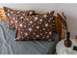 Комплект наволочок ТЕП 315 STAR BROWN, 50х70 см