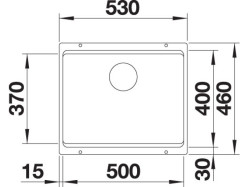 Мойка кухонная Blanco - 522227 ETAGON 500-U