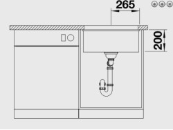 Мойка кухонная Blanco - 522227 ETAGON 500-U